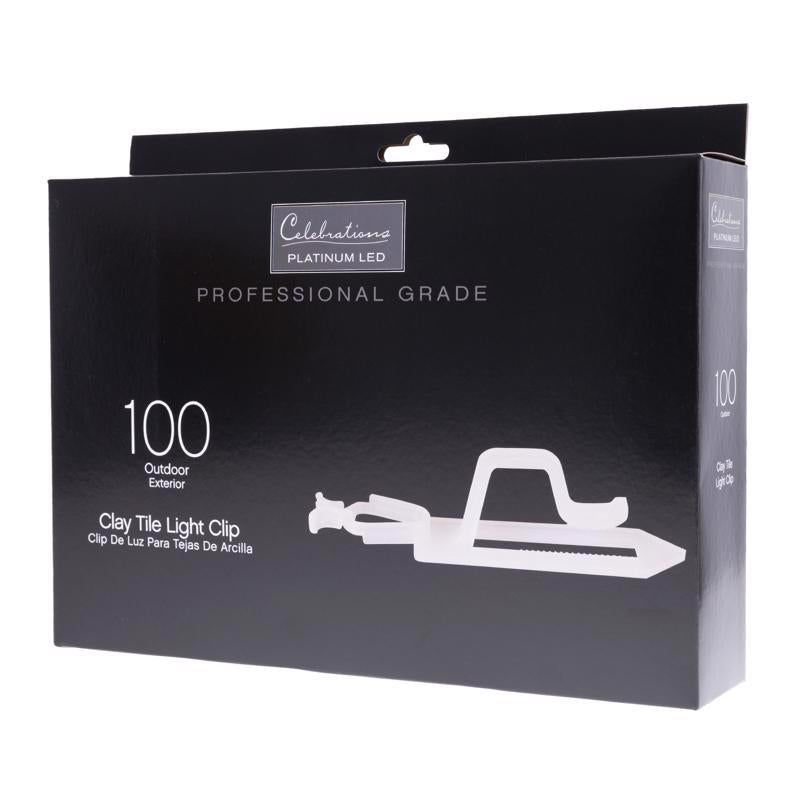 Celebrations Clay Tile Light Clips 100 pk