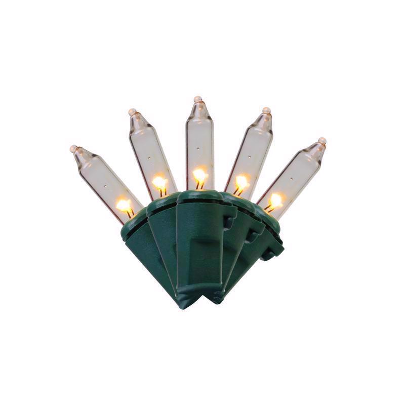 Celebrations Classic LED T5 Warm White 100 ct String Christmas Lights 24.75 ft.