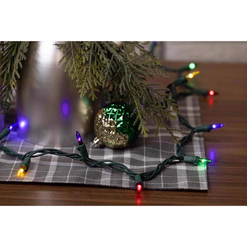 Celebrations Classic LED T5 Multicolored 100 ct String Christmas Lights 24.75 ft.