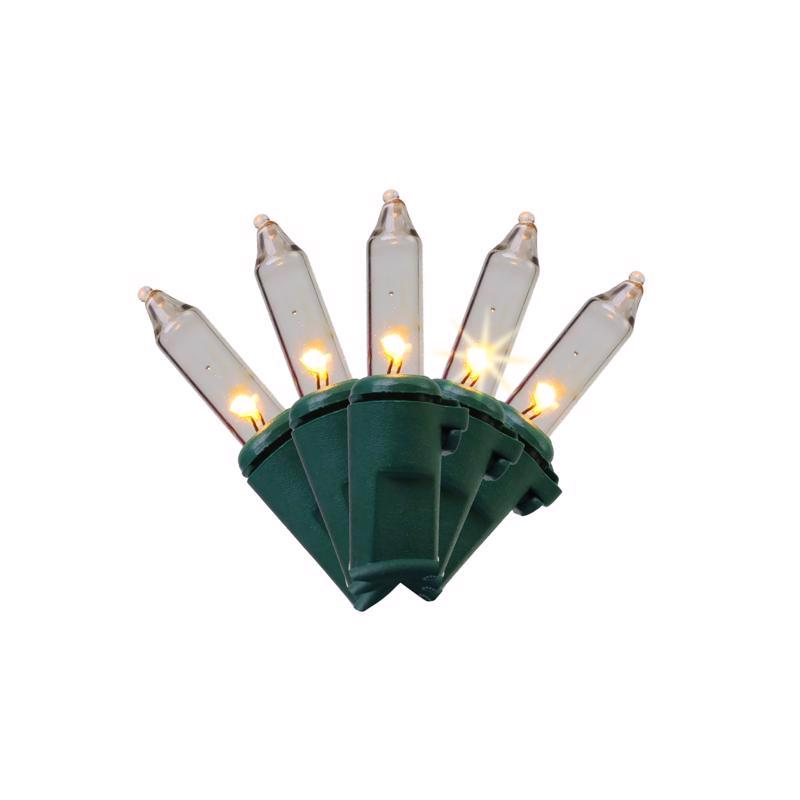 Celebrations Classic LED T5 Warm White 100 ct String Christmas Lights 24.75 ft.