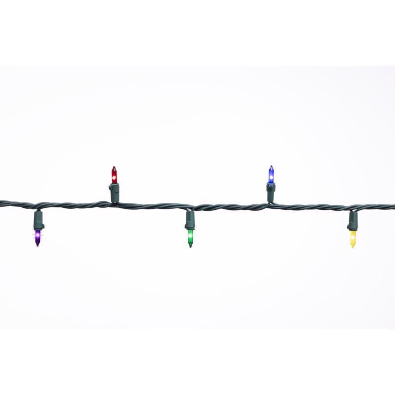 Celebrations Classic LED T5 Multicolored 100 ct String Christmas Lights 24.75 ft.