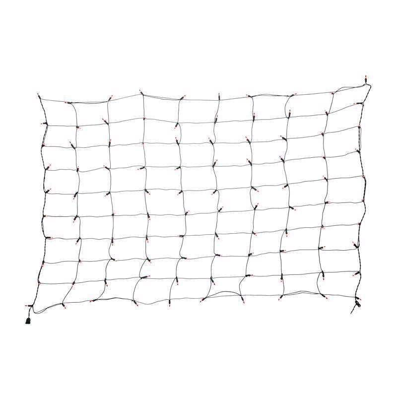 Celebrations Classic LED T5 Red 100 ct Net Christmas Lights 4 ft.