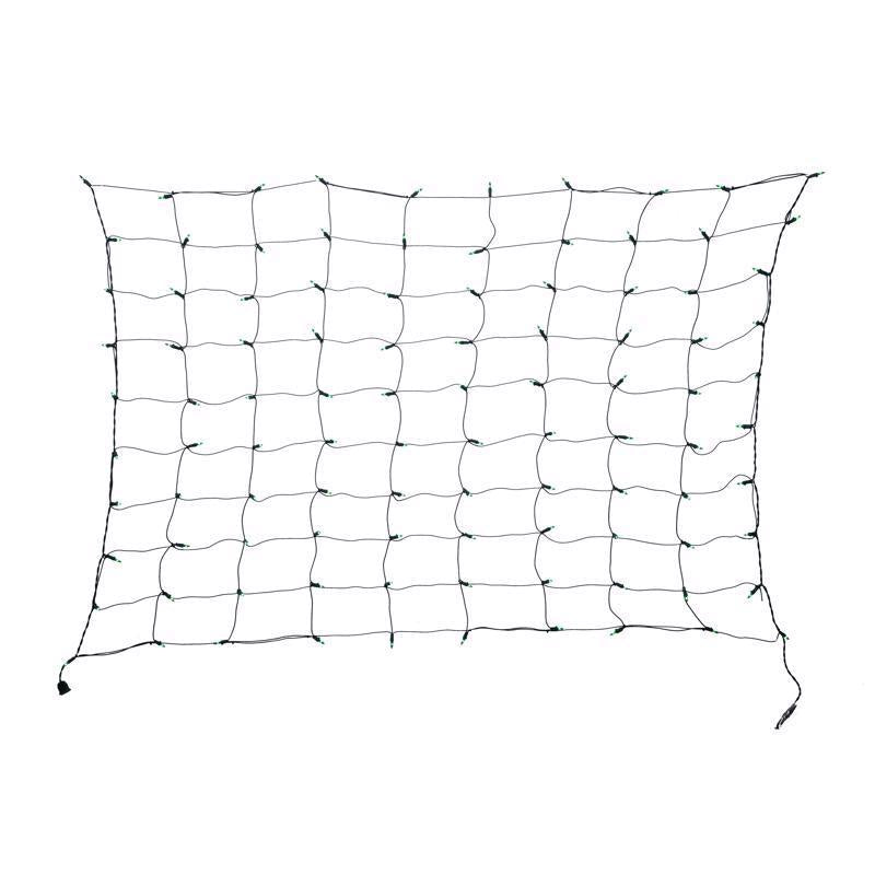Celebrations Classic LED T5 Green 100 ct Net Christmas Lights 4 ft.