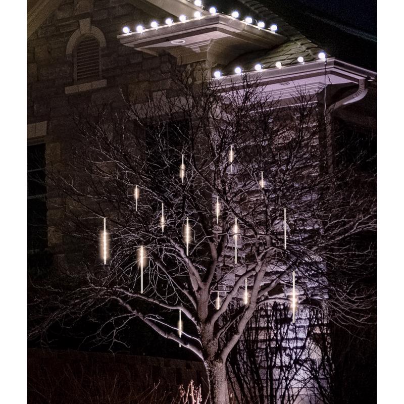 Celebrations LED Warm White Meteor Light 14 in. Hanging Decor