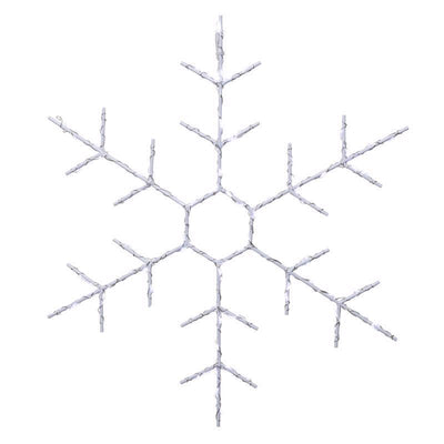Celebrations LED Snowflake Silhouette 14.5 in. Hanging Decor