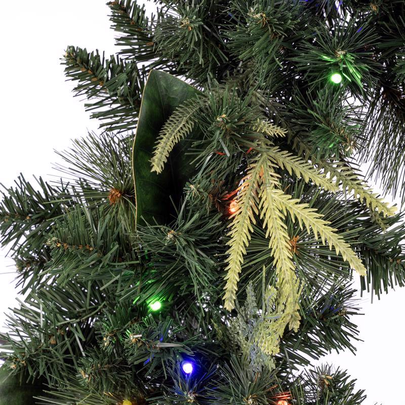 Celebrations Home 30 in. D X 2.5 ft. L LED Prelit Battery Operated Decorated Wreath