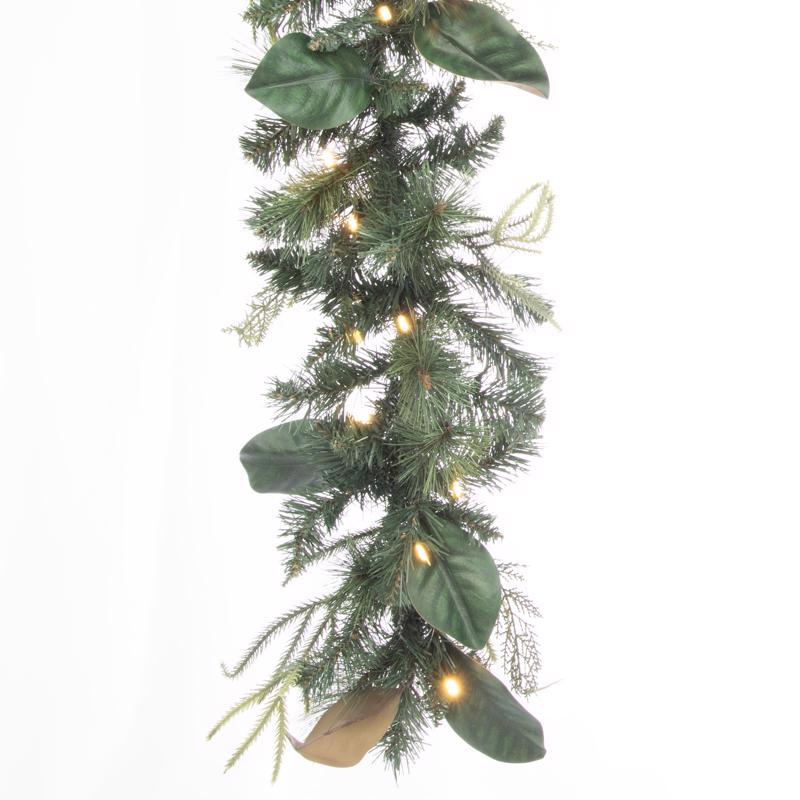 Celebrations 12 in. D X 9 ft. L LED Prelit Garland
