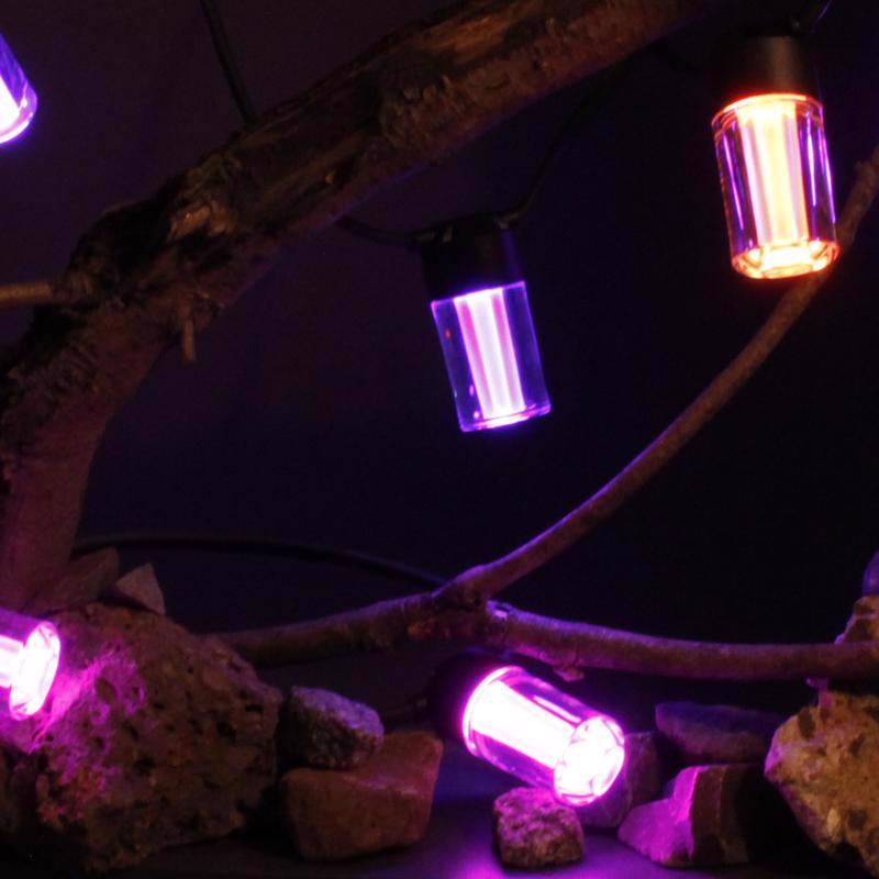 LIFX Smart Home LED Smart-Enabled String Lights Multicolored 24 ft. 12 lights