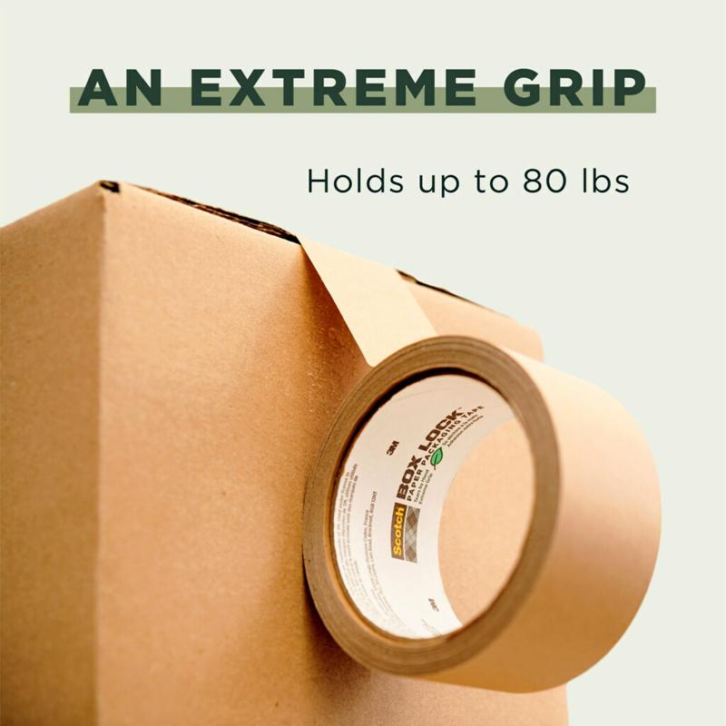 Scotch Box Lock 1.88 in. W X 25 yd L Paper Tape