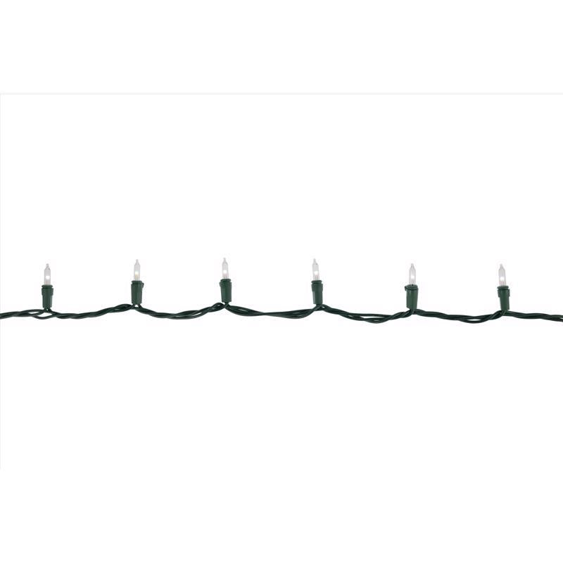 Celebrations Classic LED T5 Pure White 100 ct String Christmas Lights 24.75 ft.