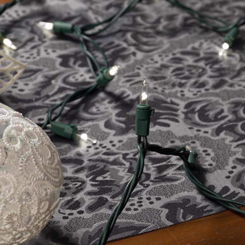 Celebrations Classic LED T5 Pure White 100 ct String Christmas Lights 24.75 ft.