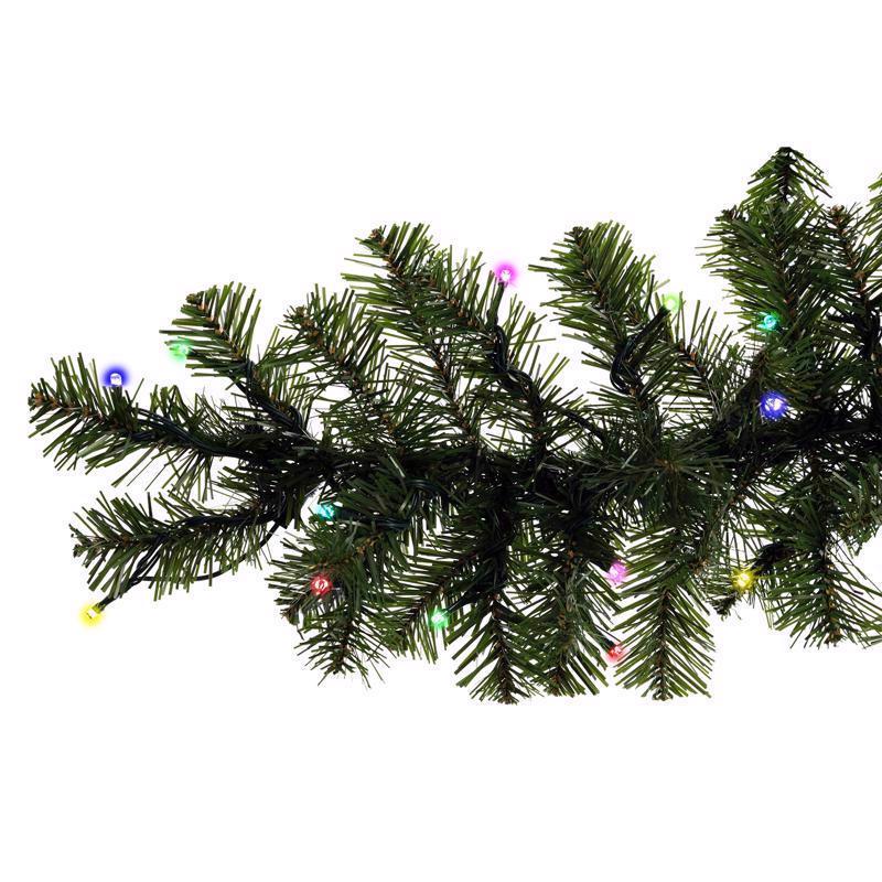 Celebrations 6 ft. L LED Prelit RGBW Brilliant Garland