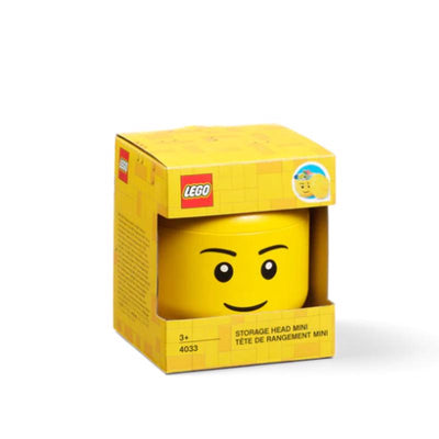LEGO Licensed Mini Boy Storage Head Yellow