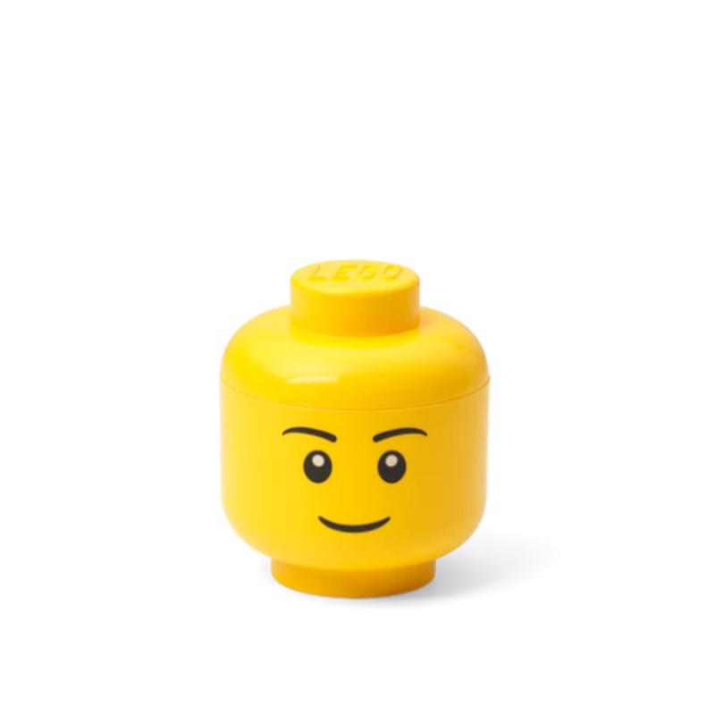 LEGO Licensed Mini Boy Storage Head Yellow