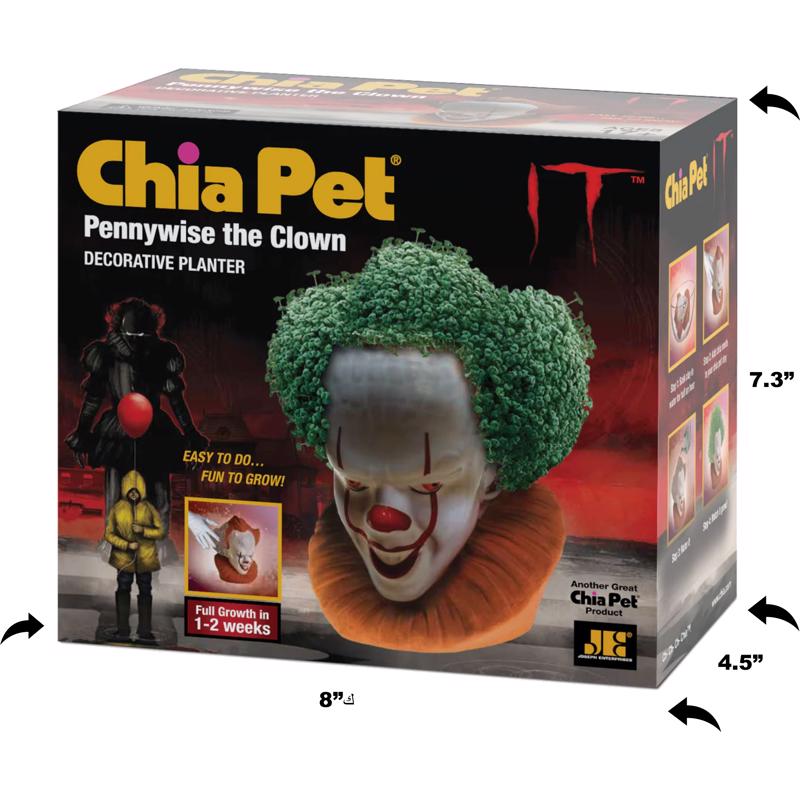 Chia Pet Pennywise the Clown Licensed Planter Clay