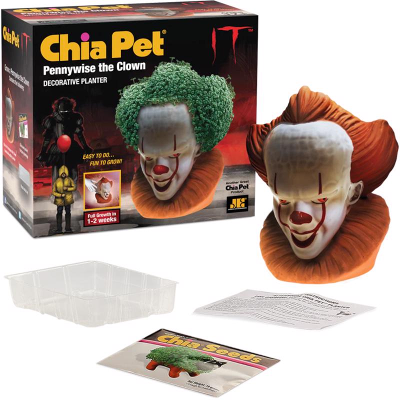 Chia Pet Pennywise the Clown Licensed Planter Clay