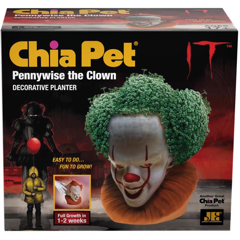 Chia Pet Pennywise the Clown Licensed Planter Clay