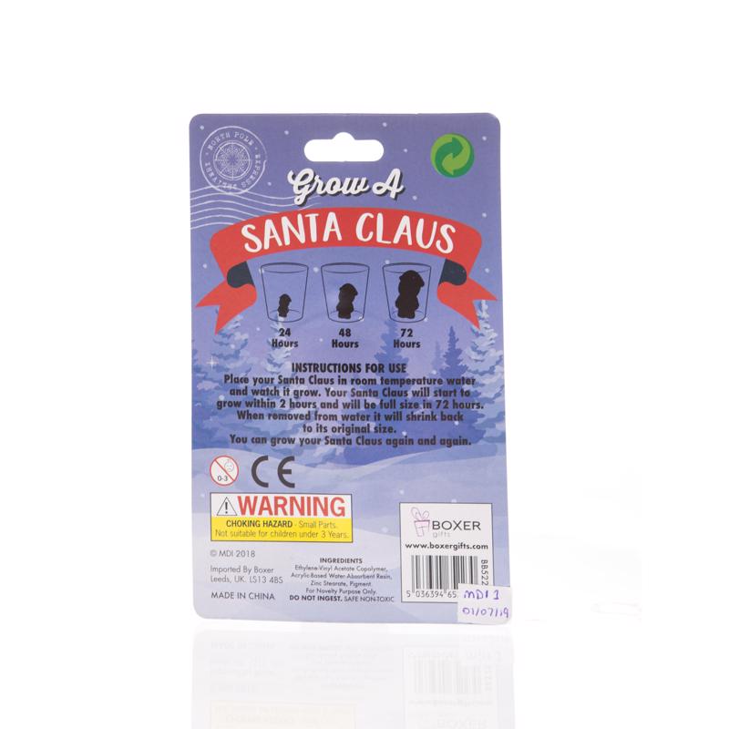 Scobie Boxer Gifts Grow A Santa Claus Toy