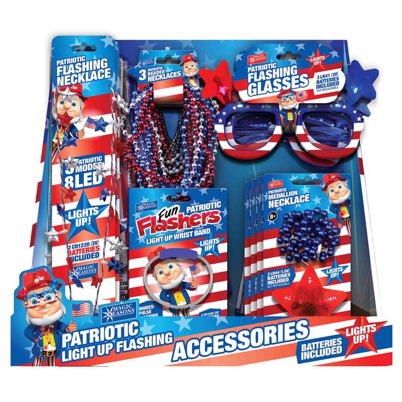 Shawshank LEDz Magic Seasons Patriotic Flashing Accessories