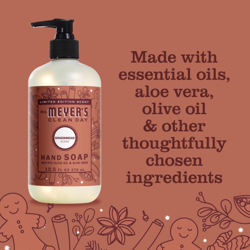 Mrs. Meyer's Clean Day Gingerbread Scent Liquid Soap 12.5 oz