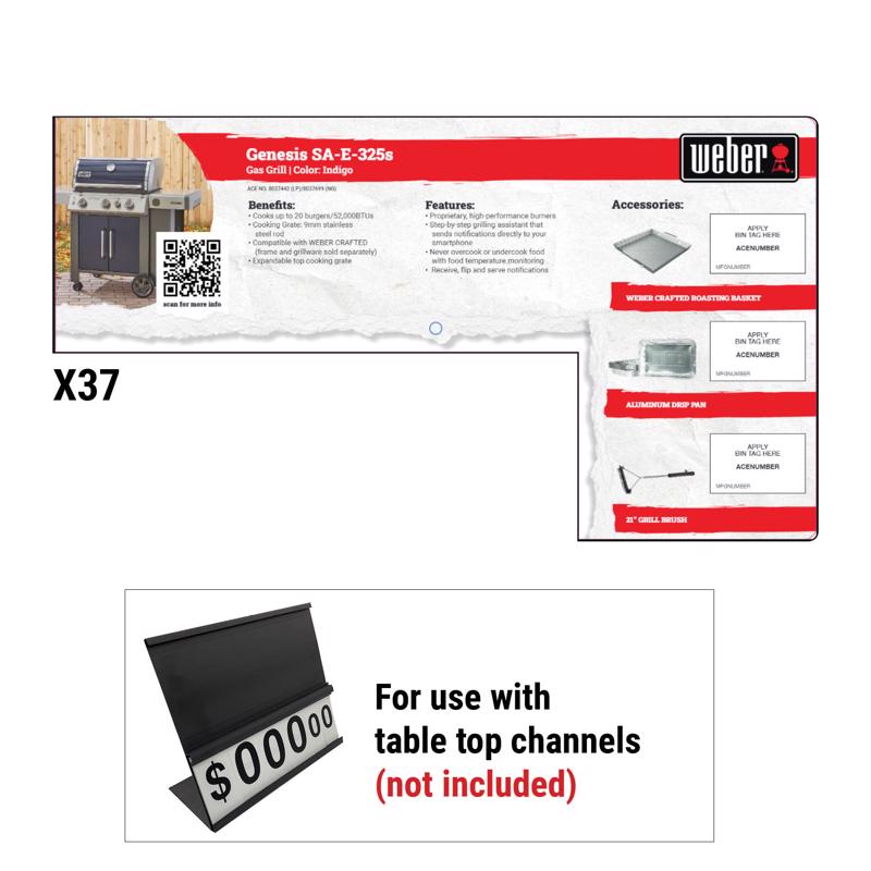 Standard L&G/Outdoor Living Sign Kit Grilling POP 2024 kit