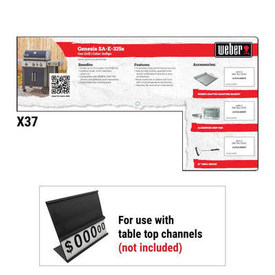 Standard L&G/Outdoor Living Sign Kit Grilling POP 2024 kit