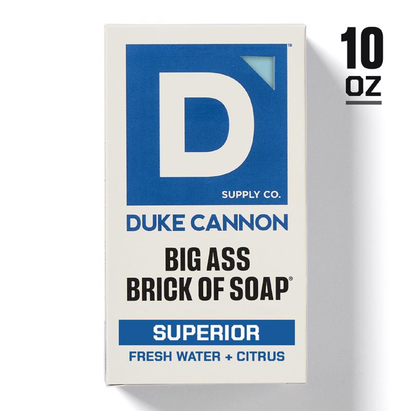 Duke Cannon Superior Fresh Water + Citrus Scent Bar Soap 10 oz