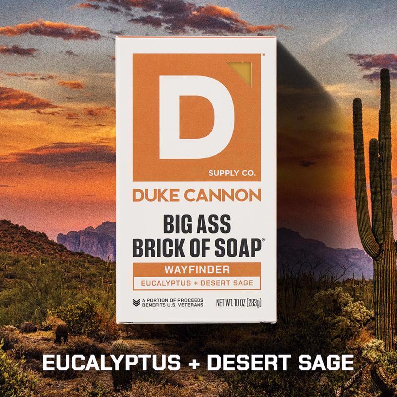 Duke Cannon Wayfinder Eucalyptus + Desert Sage Scent Bar Soap 10 oz