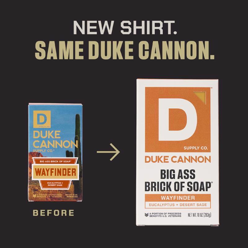 Duke Cannon Wayfinder Eucalyptus + Desert Sage Scent Bar Soap 10 oz