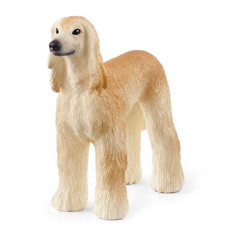 Schleich Afghan Hound Dog Figurine Brown