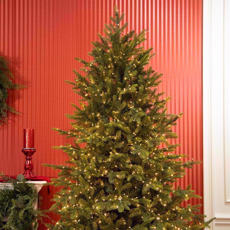 Holiday Bright Lights 7-1/2 ft. Full LED 2250 ct Emerald Pine Sparkle Christmas Tree