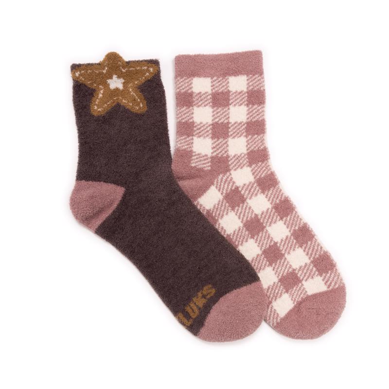 Muk Luks Women's Cozy Holiday One Size Fits Most Novelty Socks Assorted