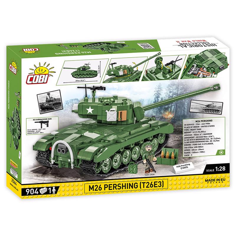 COBI M26 Pershing Tank Block Set Green 904 pc