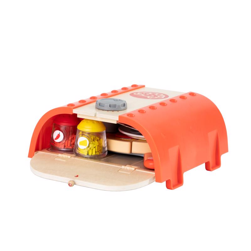 Fat Brain Toy Pretendables Backyard Pizza Oven Set Assorted 14 pc