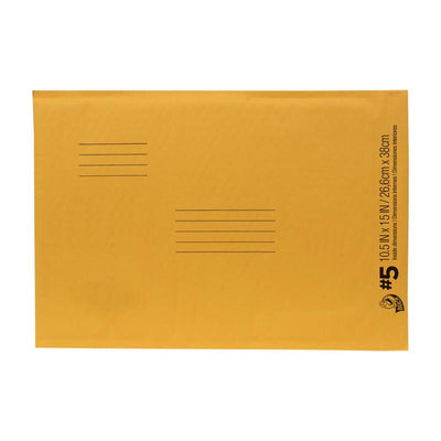 Duck 10.5 in. W X 15 in. L No. 5 Beige Padded Envelope