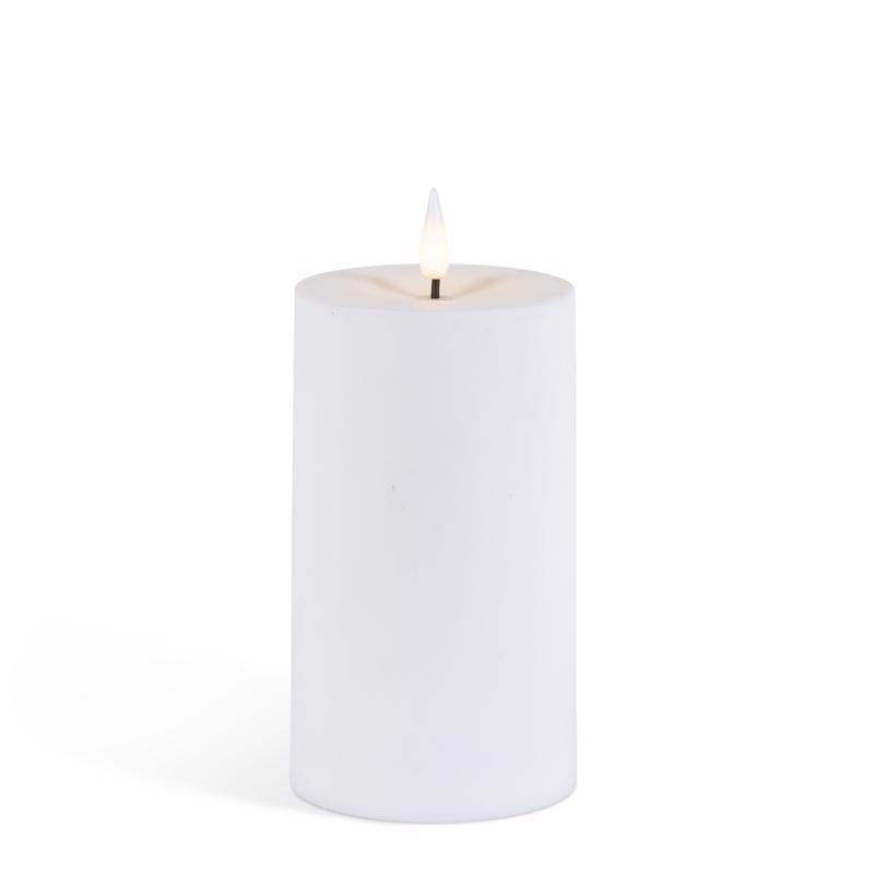 Gerson White No Scent LED Flameless Flickering Candle