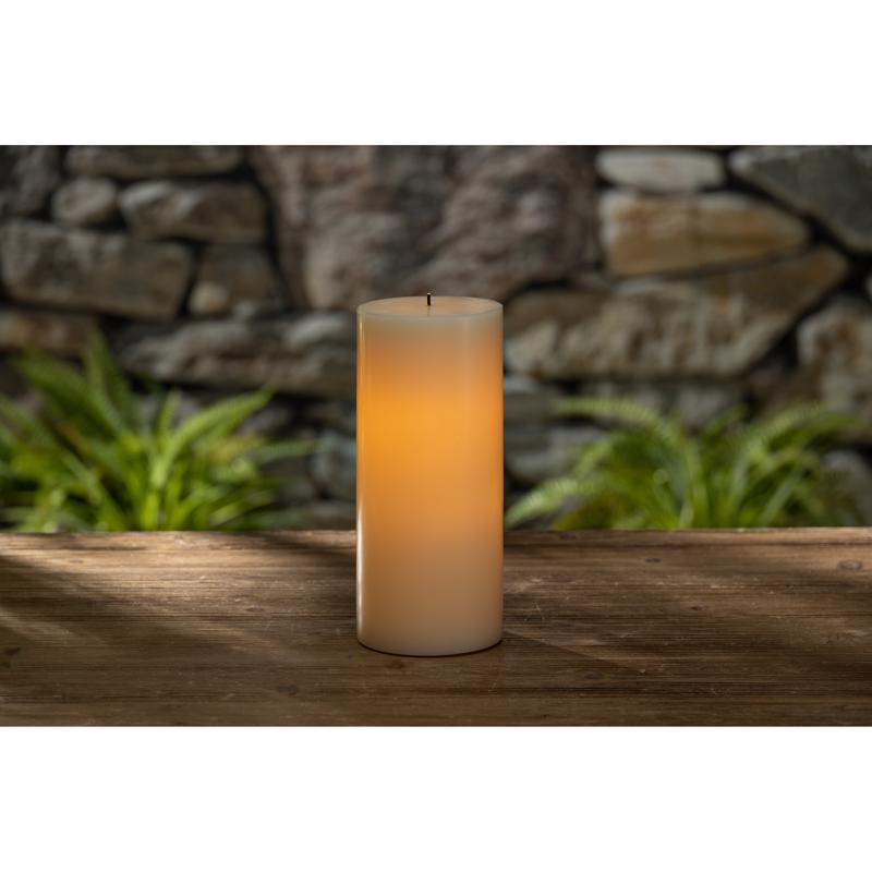 Gerson Everlasting Glow Bisque No Scent Flameless Flickering Candle