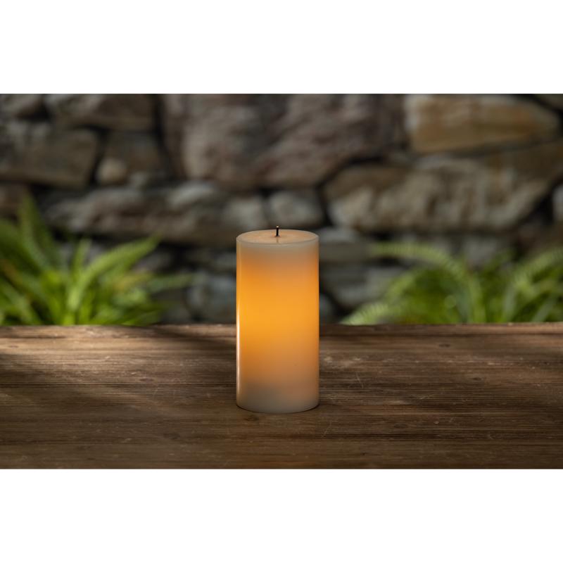 Gerson Everlasting Glow Bisque No Scent Flameless Flickering Candle