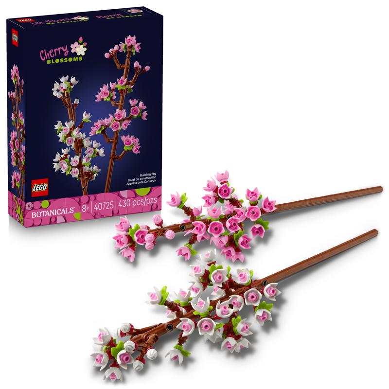 LEGO Botanicals Cherry Blossoms Building Set Multicolored 430 pc