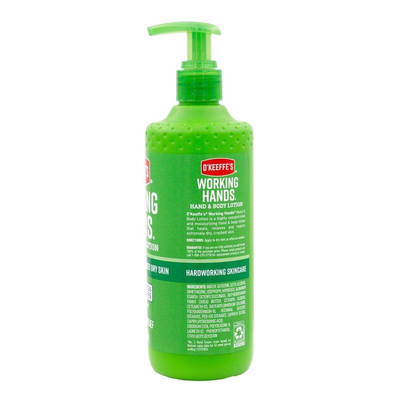 O'Keeffe's Working Hands Unscented Scent Hand and Body Lotion 12 oz