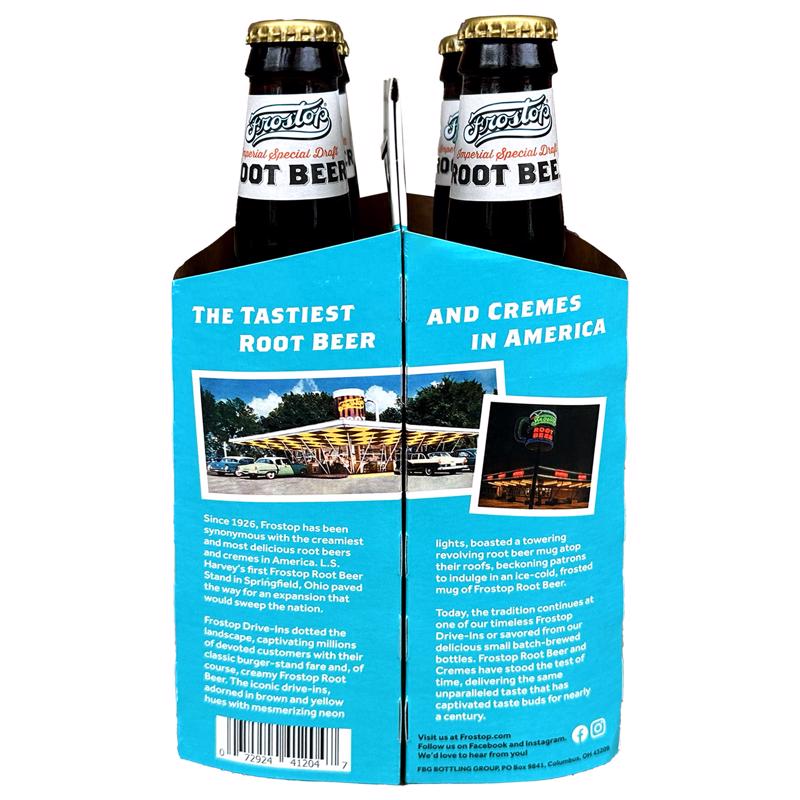 Frostop Root Beer Cane Sugar Soda 12 oz
