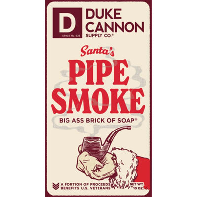 Duke Cannon Holiday Pipe Smoke Pine Smoke Scent Bar Soap 10 oz