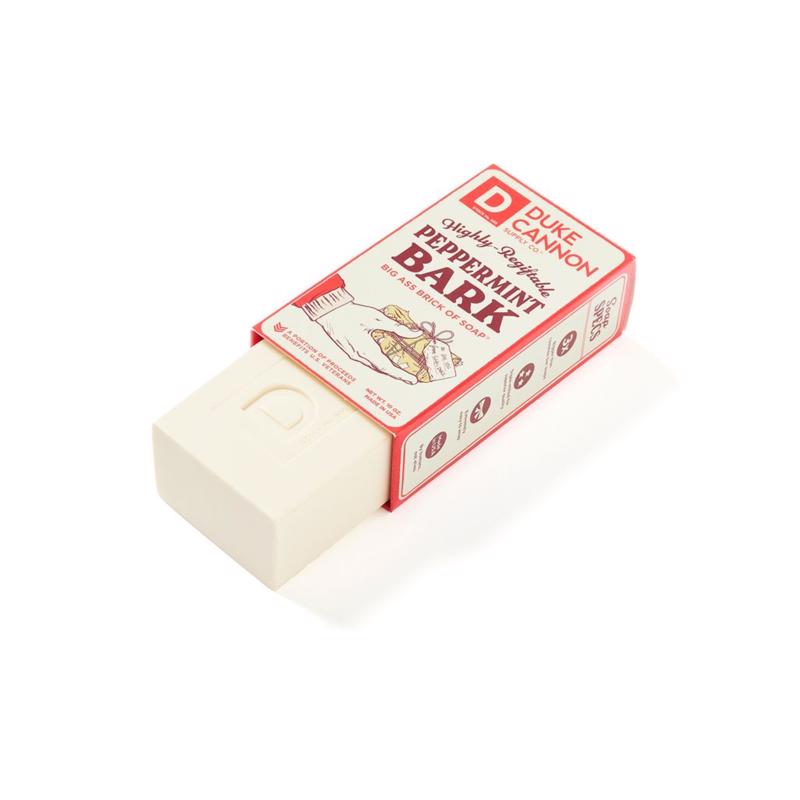 Duke Cannon Holiday Peppermint Bark Peppermint Bark Scent Bar Soap 10 oz