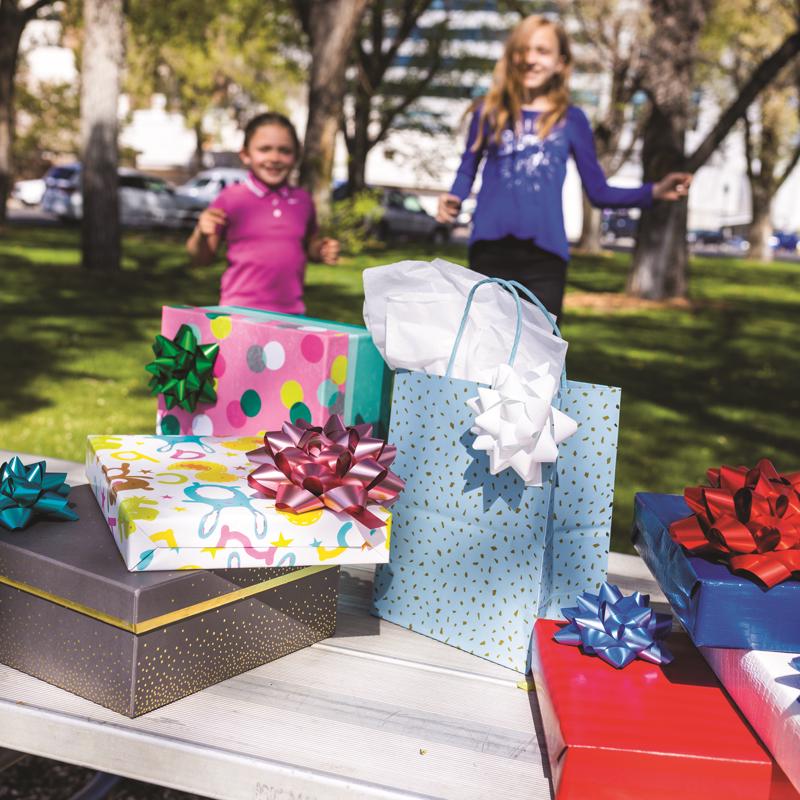 Hennessy Gift Wrap Repeat-A-Bow Pink Gift Bows