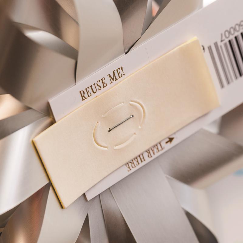 Hennessy Gift Wrap Repeat-A-Bow Teal Gift Bows