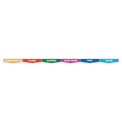 Standard Hardware Sign Kit Brass Fittings Header Strip