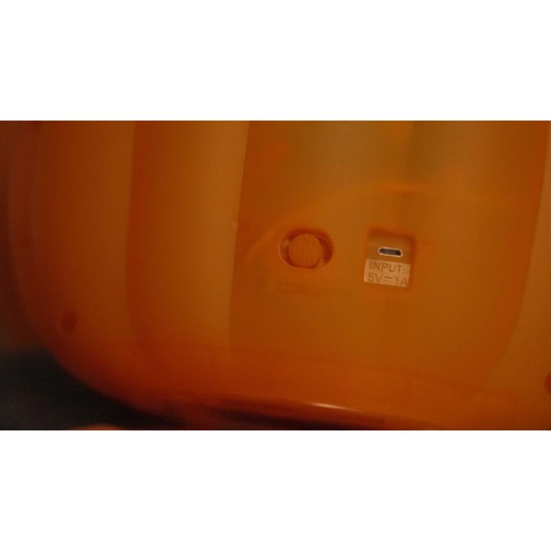 ANIMAT3D Orange 11 in. LED Blink Jabberin Jack Halloween Decor