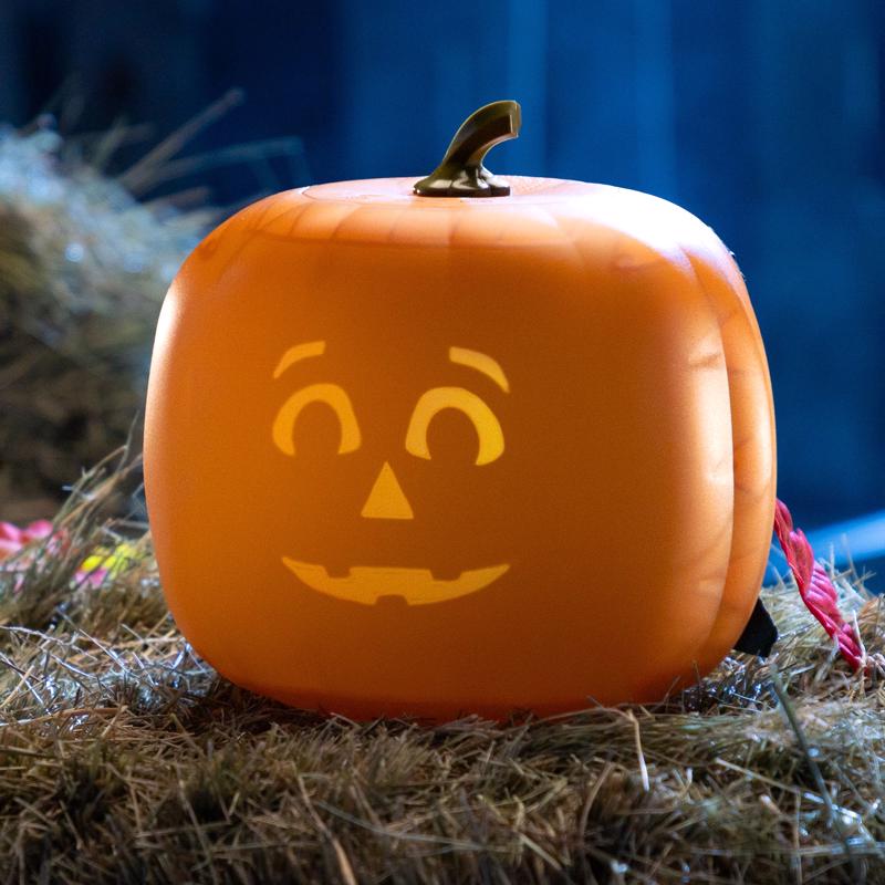 ANIMAT3D Orange 11 in. LED Blink Jabberin Jack Halloween Decor
