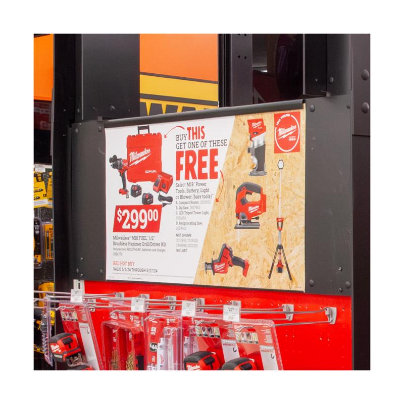 Standard Tools Sign Kit Elevate Power Milwaukee Brand Kit
