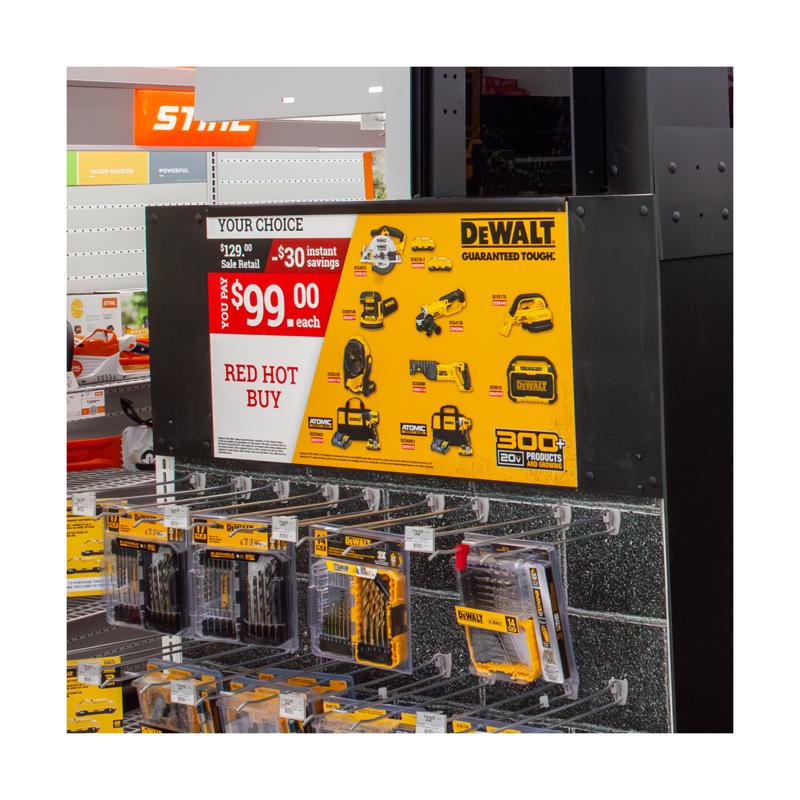 Standard Tools Sign Kit Elevate Power DeWalt Brand Kit